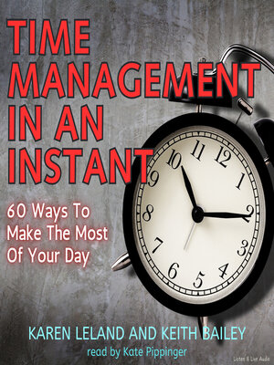 cover image of Time Management In An Instant